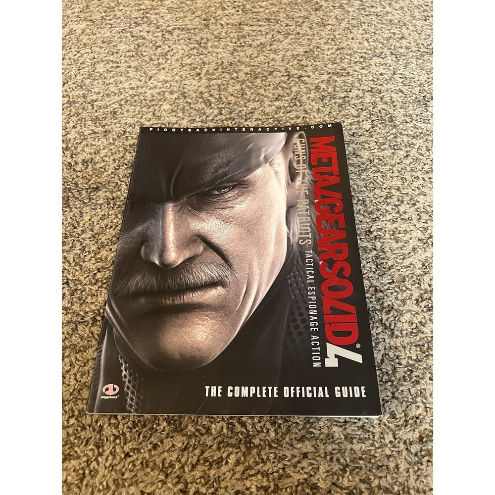 Metal Gear Solid 4: Guns of the Patriots Official Strategy Guide Piggyback PS3